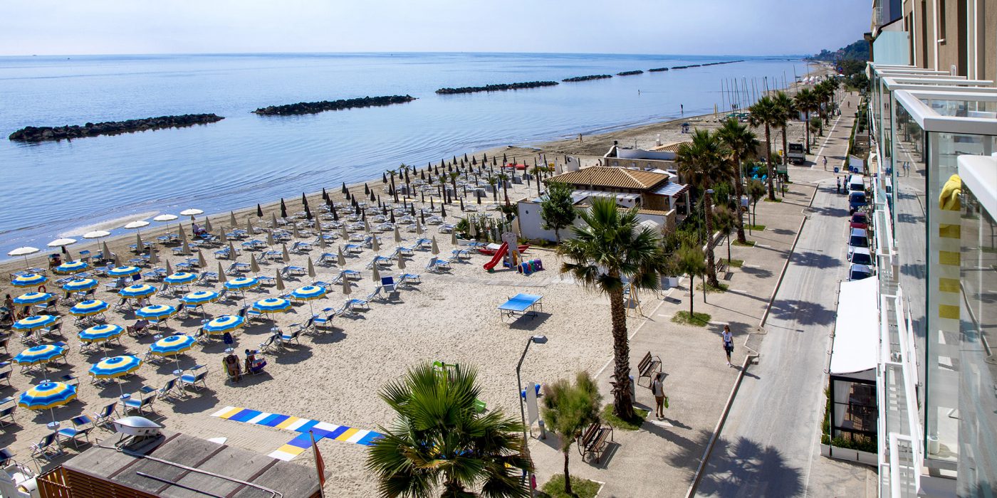 Hotel sul mare a Cupra Marittima